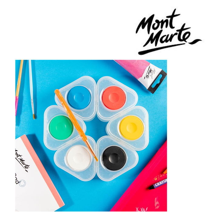 Ronis Mont Marte Tempera Paint Wheel 6pc - Bright