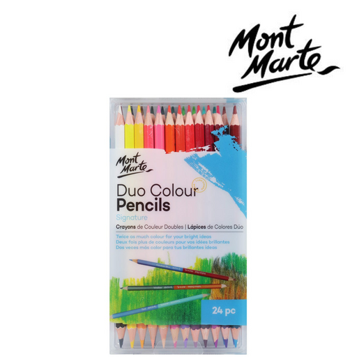 Ronis Mont Marte Duo Colour Pencils 24pc