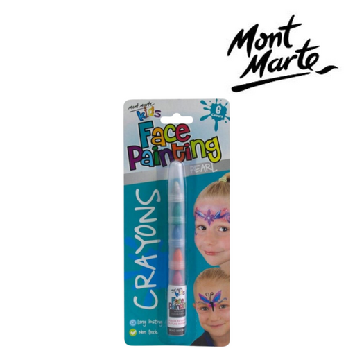 Ronis Mont Marte Kids Face Painting Nail Crayons Pearl