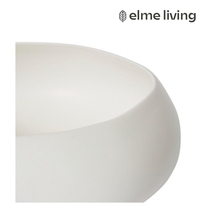 Ronis Mora Bowl Matt White 39x39x13cm