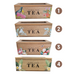 Ronis Native Design 3 Compartment Tea Boxes 22.7x9x9cm 4 Asstd