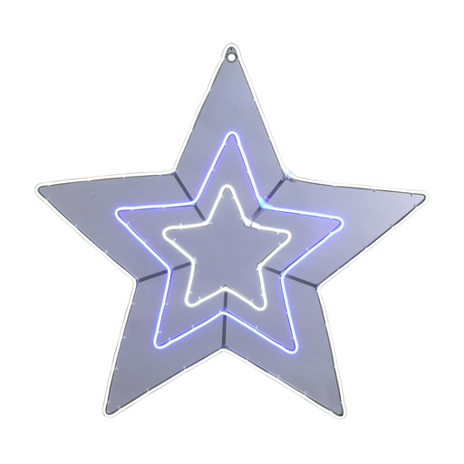 Ronis Neon Star 80cm White/Blue/White