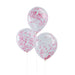 Pick & Mix Balloons Confetti Pink 5pk