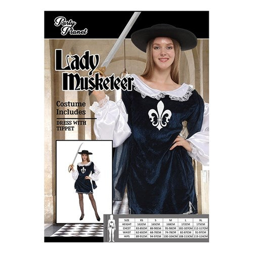 Lady Costume Musketeer-L