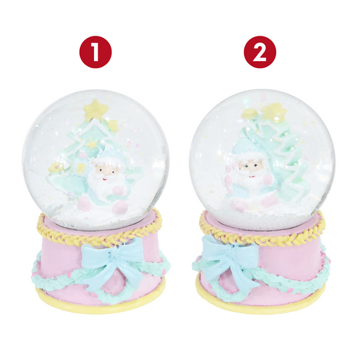 Ronis Pastel Santa Waterball 4.5cm 2 Asstd