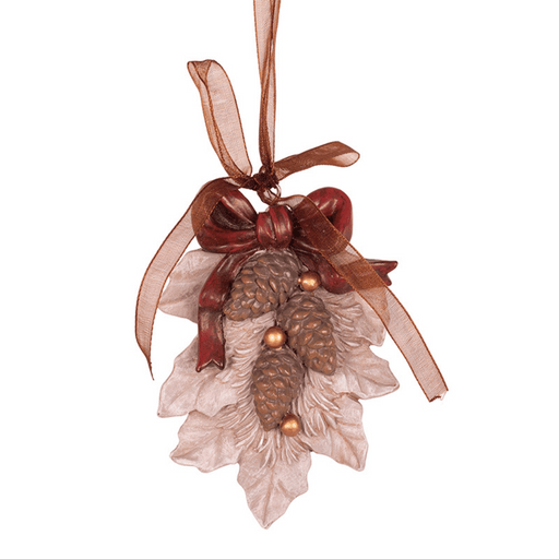 Ronis Pinecone Polyresin Tree Ornament 6.5x2x9cm