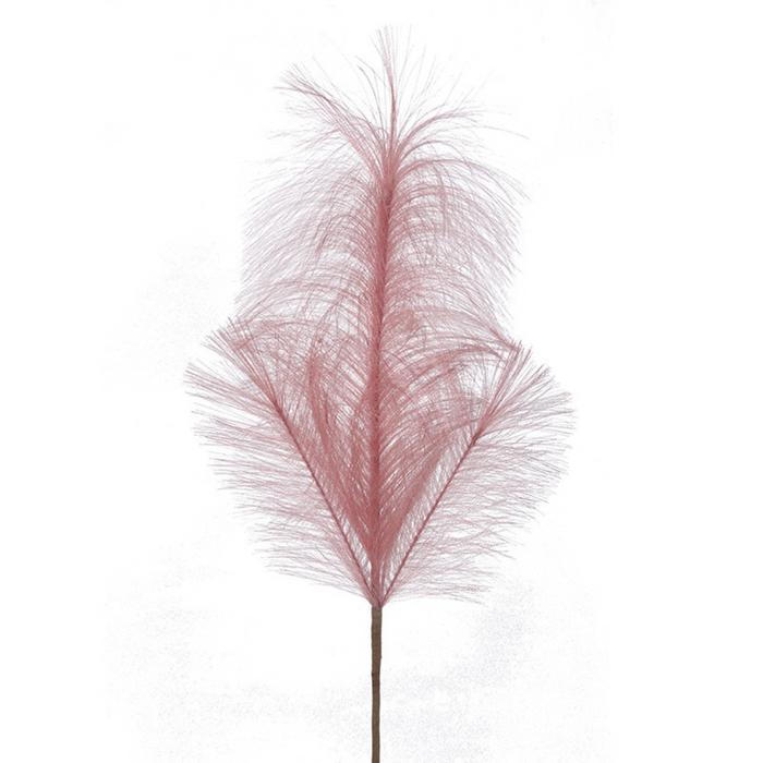 Ronis Pink Faux Pampas Stem 50cm