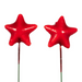 Red Stars 9.5Cm 9Pk