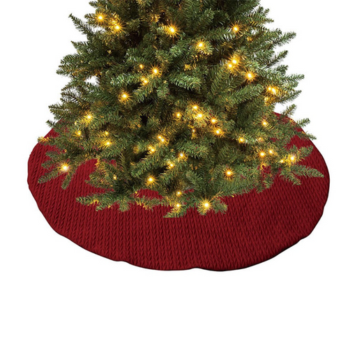 Ronis Red Velvet Christmas Tree Skirt 120cm