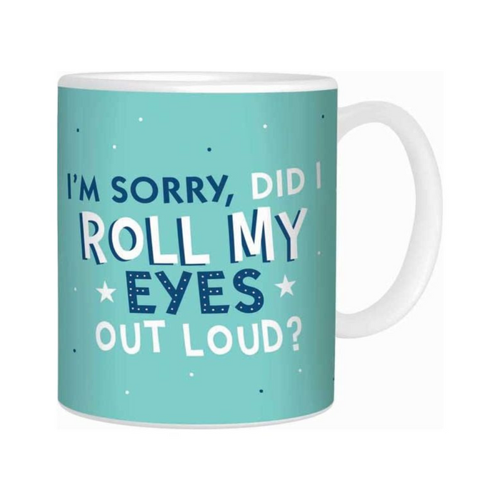 Ronis Roll Eyes Loud Mug