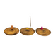 Ronis Round Incense/Cone Burner 10cm 3 Asstd