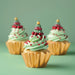 Icing Decorations Christmas Trees (8 Pie - Sprinks)