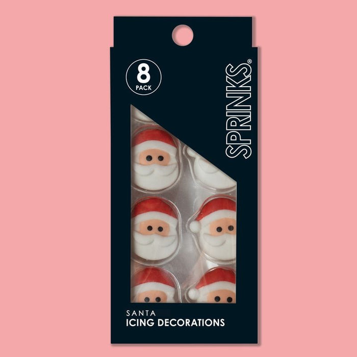 Icing Decorations Santa (8 Pieces) - Sprinks