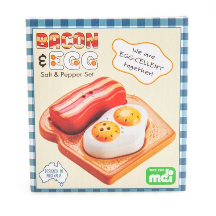 Ronis Salt & Pepper Set Bacon & Egg
