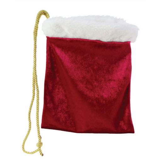 Ronis Santa Purse/Pouch Velvet Plush 22x28cm