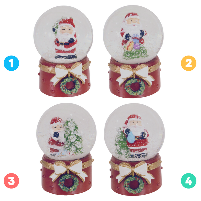 Santa Waterball 45mm Asst