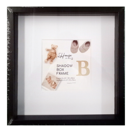 Ronis Shadow Box Photo Frame 30x30cm 3 Asstd