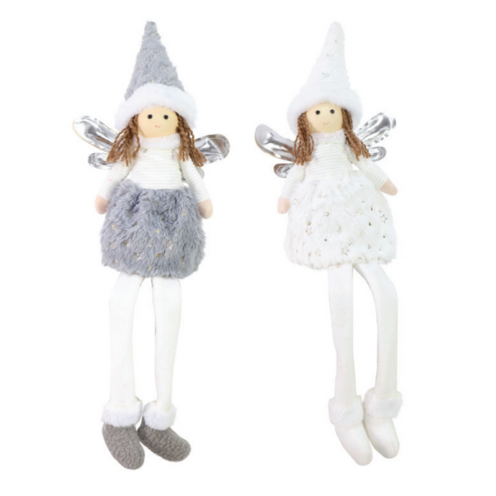 Ronis Shelf Sit Fairy Dangly Legs 20cm 2 Asstd