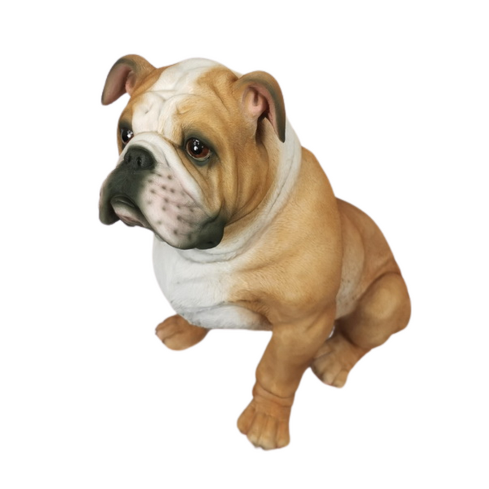 Ronis Sitting Realistic Bulldog 51cm