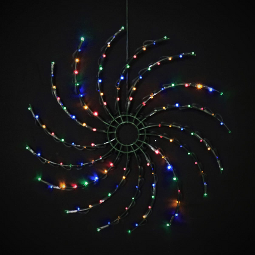 Ronis Solar LED Spinner Light 50cm Multicolour