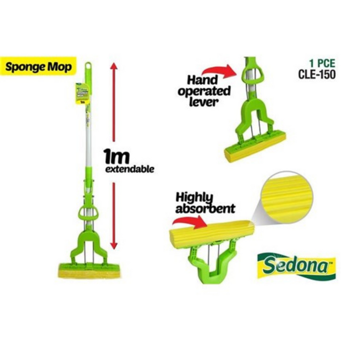 Ronis Squeeze Sponge Mop 100cm Sedona