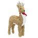 Ronis Standing Reindeer Velvet Bow Collar 34cm