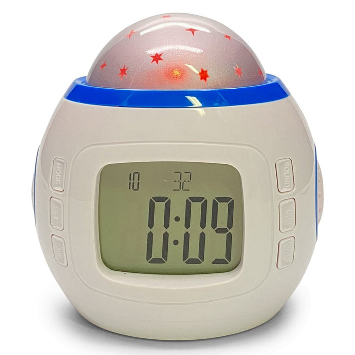 Ronis Starry Sky Projection and Musical Digital Alarm Clock 11x9x9cm