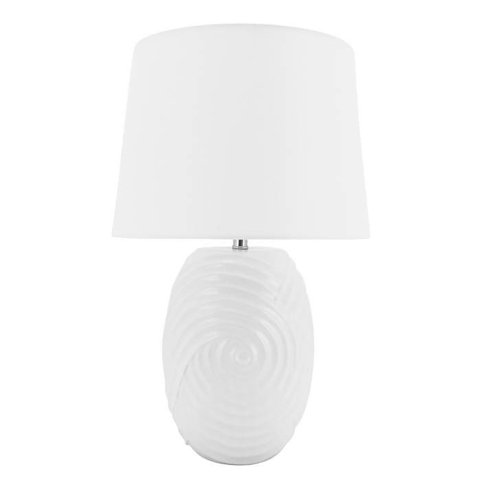 Ronis Swirling Lamp 33x52.5cm White