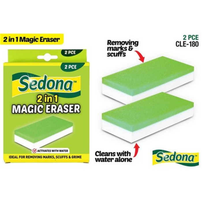 Ronis Synthesize Melamine Eraser 2pk 12.5x7.5x3 Sedona