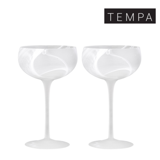 Ronis Tempa Skylar Cocktail Glass Frost 2pk