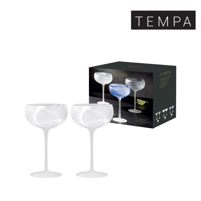 Ronis Tempa Skylar Cocktail Glass Frost 2pk