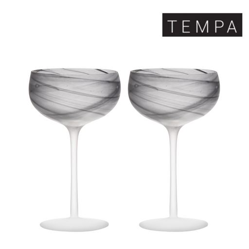 Ronis Tempa Skylar Cocktail Glass Storm 2pk