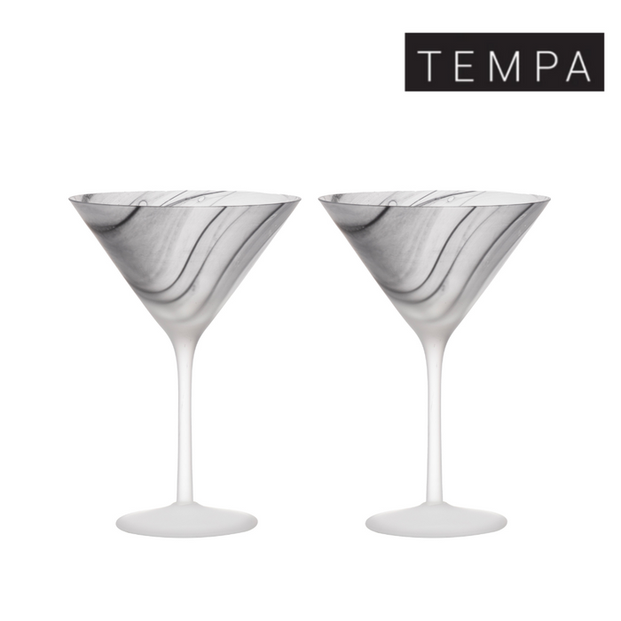 Ronis Tempa Skylar Martini Glass Storm 2pk