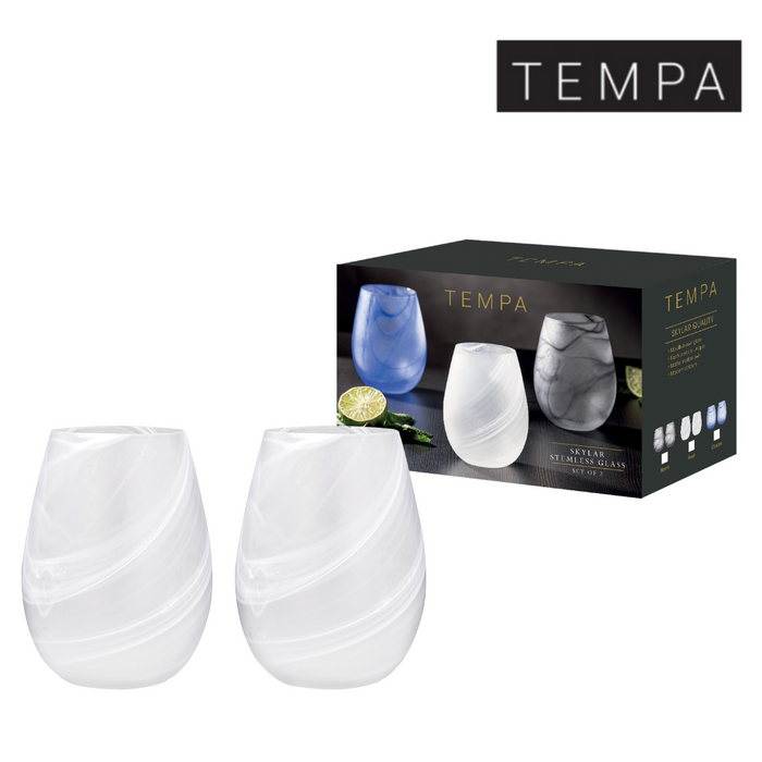 Ronis Tempa Skylar Stemless Glass Frost 2pk