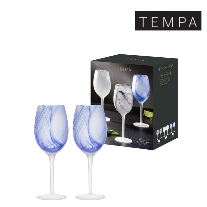 Ronis Tempa Skylar Wine Glass Ocean 2pk