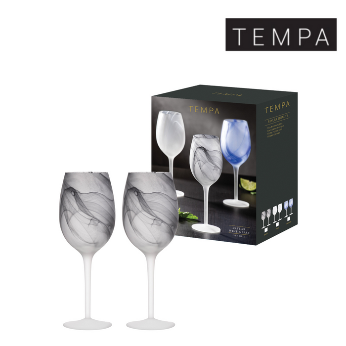 Ronis Tempa Skylar Wine Glass Storm 2pk