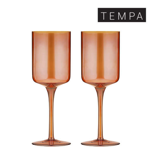 Ronis Tempa Verity Amber Wine Glass 2pk