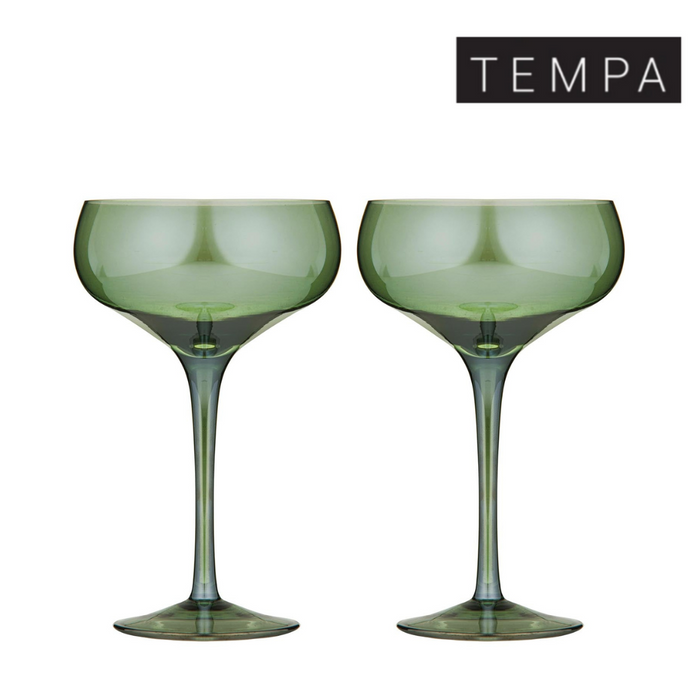 Ronis Tempa Verity Fern Coupe Glass 2pk