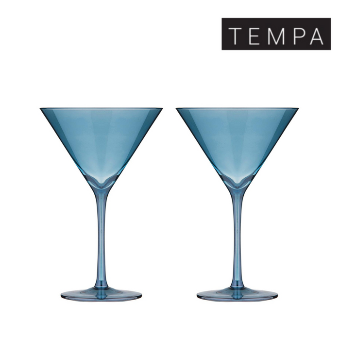 Ronis Tempa Verity Sapphire Martini Glass 2pk