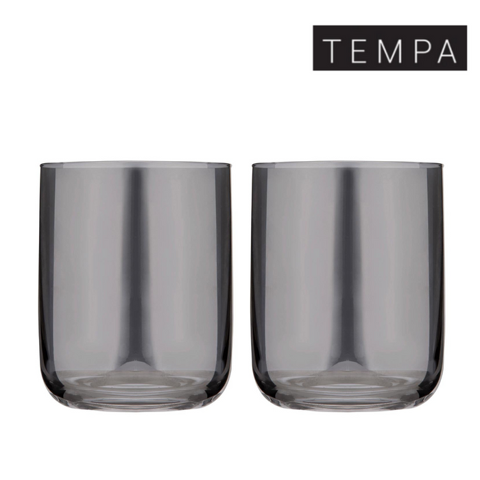 Ronis Tempa Verity Smoke Lowball Tumbler 2pk