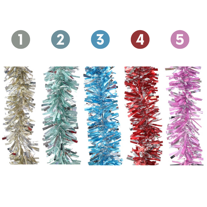 Ronis Tinsel 2M Wide 2 Tones 5 Asstd