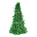 Ronis Tinsel Cone Tree 26cm 6 Asstd