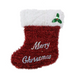 Ronis Tinsel Deco Plaque Hat/Stocking 50cm