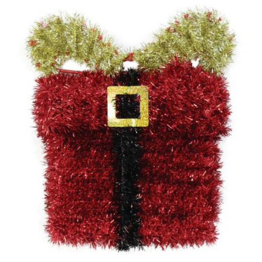 Ronis Tinsel Present Plaque 30cm