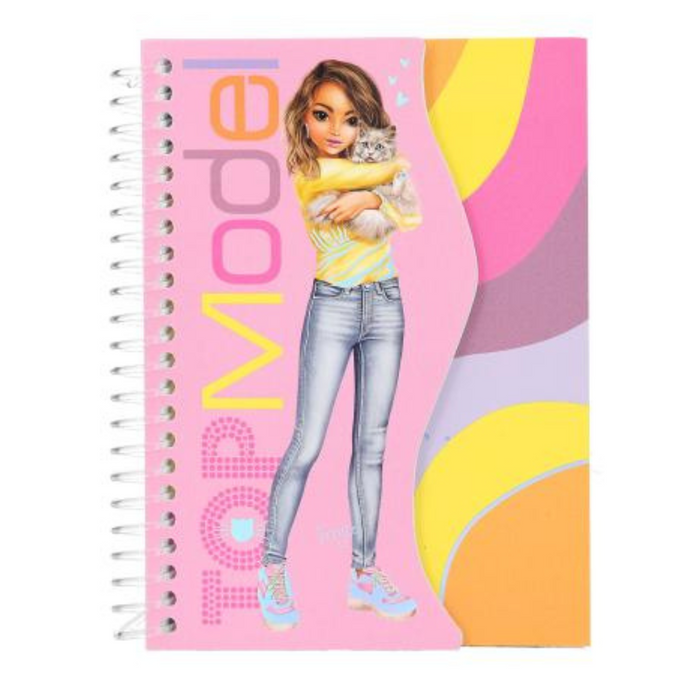 Ronis TopModel A5 Spiral Notebook 4 Asstd