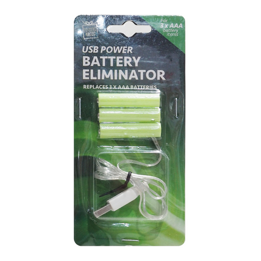 Ronis USB Battery Replacer 3pk AAA