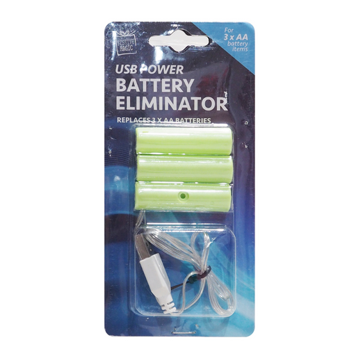 Ronis USB Battery Replacer 3pk AA