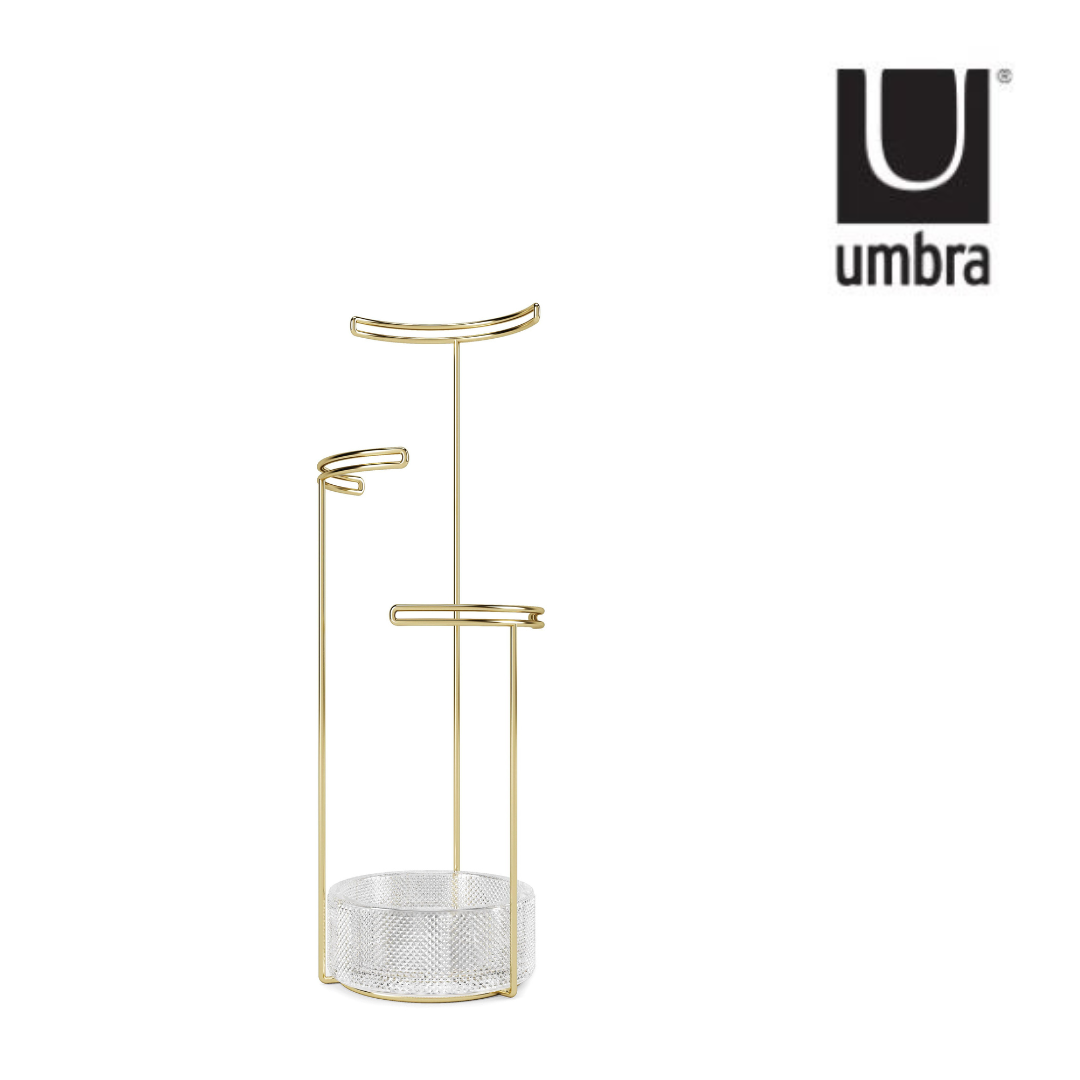 Umbra tribeca necklace on sale stand gold