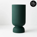 Ronis Vase Becca Emerald 30cmhx15cmd