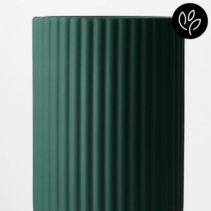 Ronis Vase Becca Emerald 30cmhx15cmd